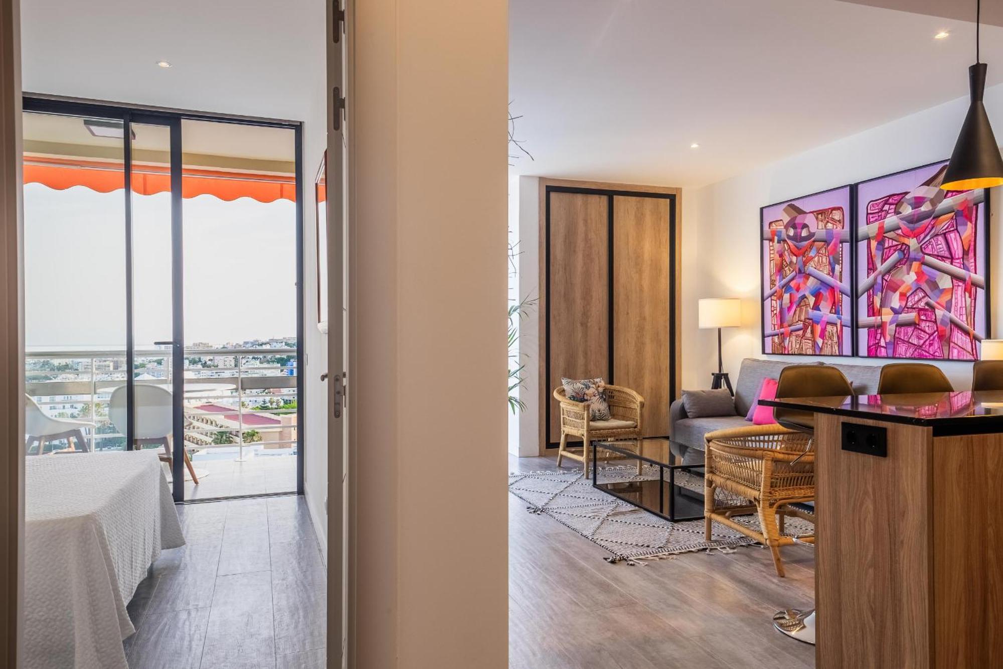 Fabuloso Apartamento Con Increibles Vistas Al Mar トレモリノス エクステリア 写真
